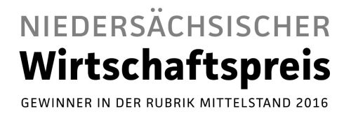 Niedersächsischer Wirtschaftspreis - Gewinner in der Rubrik Mittelstand 2016