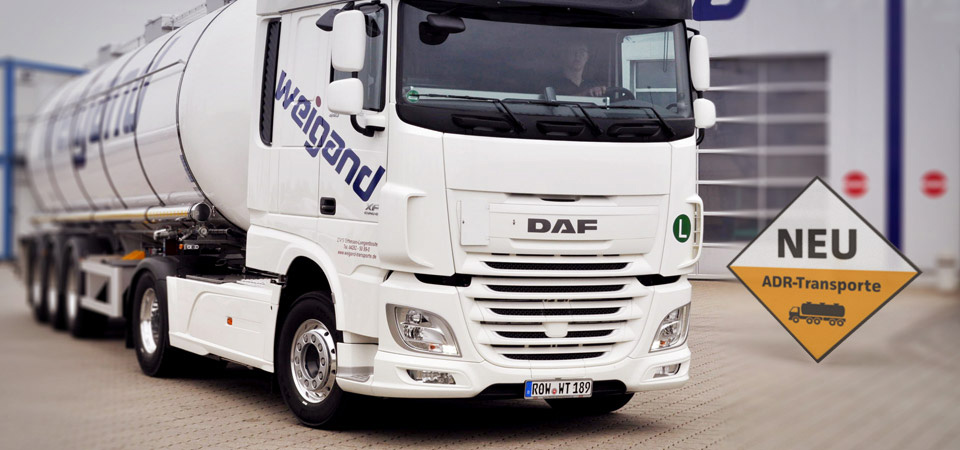 Spezialfahrzeug der Firma Weigand-Transporte für ADR-Transporte Spezialfahrzeug der Firma Weigand-Transporte für ADR-Transporte