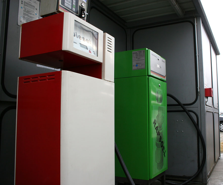 Pflanzenöltankstelle bei Weigand-Transporte Pflanzenöltankstelle bei Weigand-Transporte